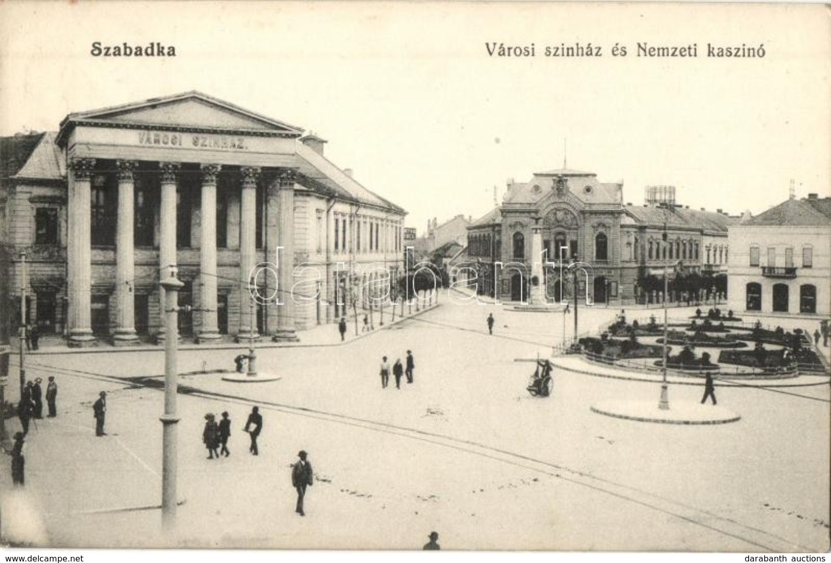 T2 Szabadka, Subotica; Városi Színház és Nemzeti Kaszinó / Theater, Casino - Unclassified