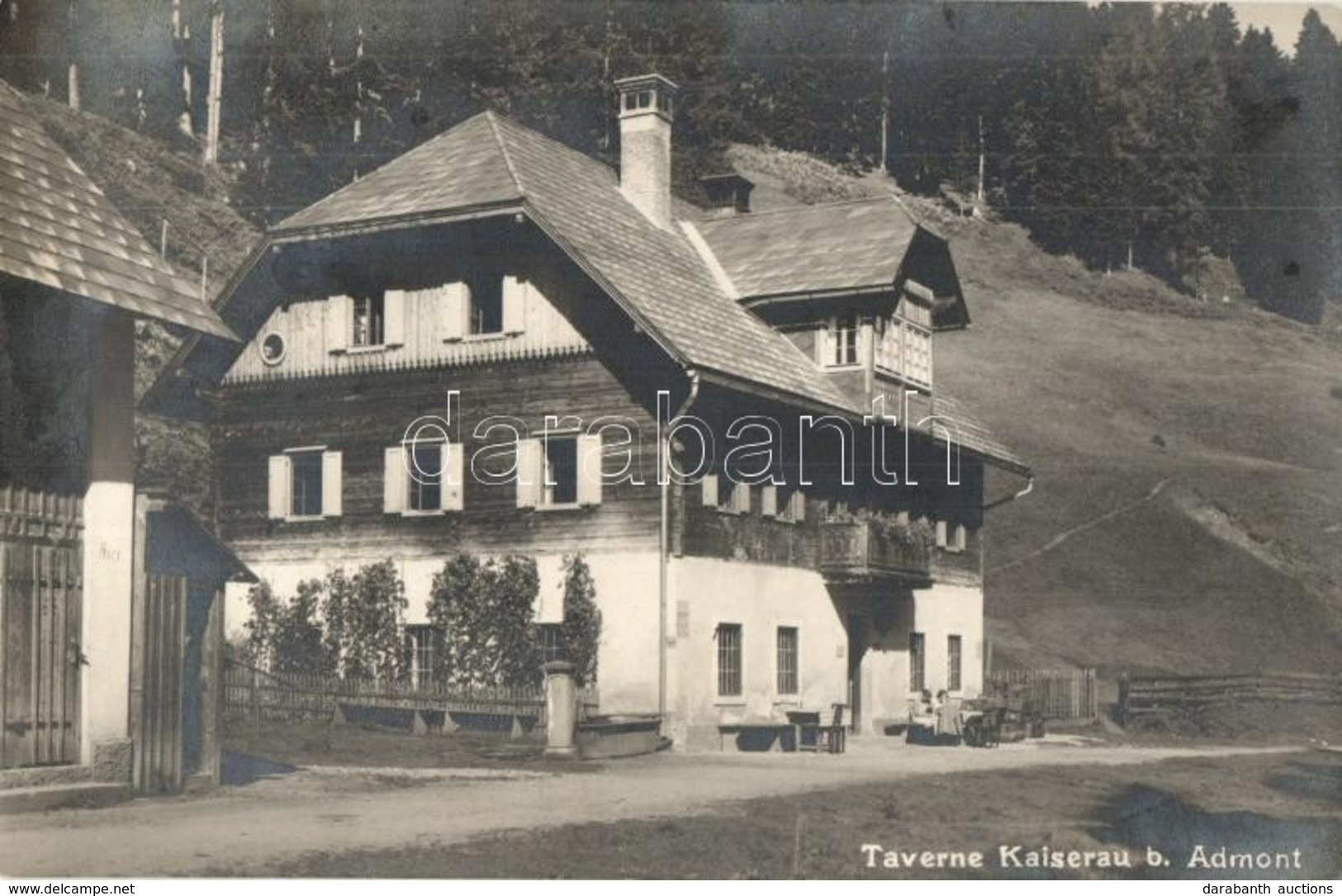 * T2 Admont, Kaiserau B. Admont, Taverne / Inn, Restaurant And Hotel. Conrad Frankhauser Photograph - Non Classés