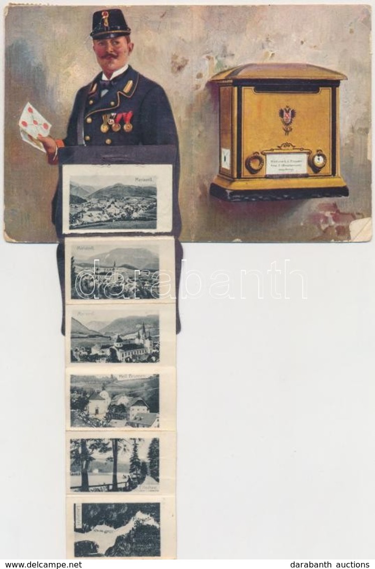 T4 Mariazell, Postman, Leporellocard; Ottmar Zieher's Kunstanstalt (b) - Non Classificati