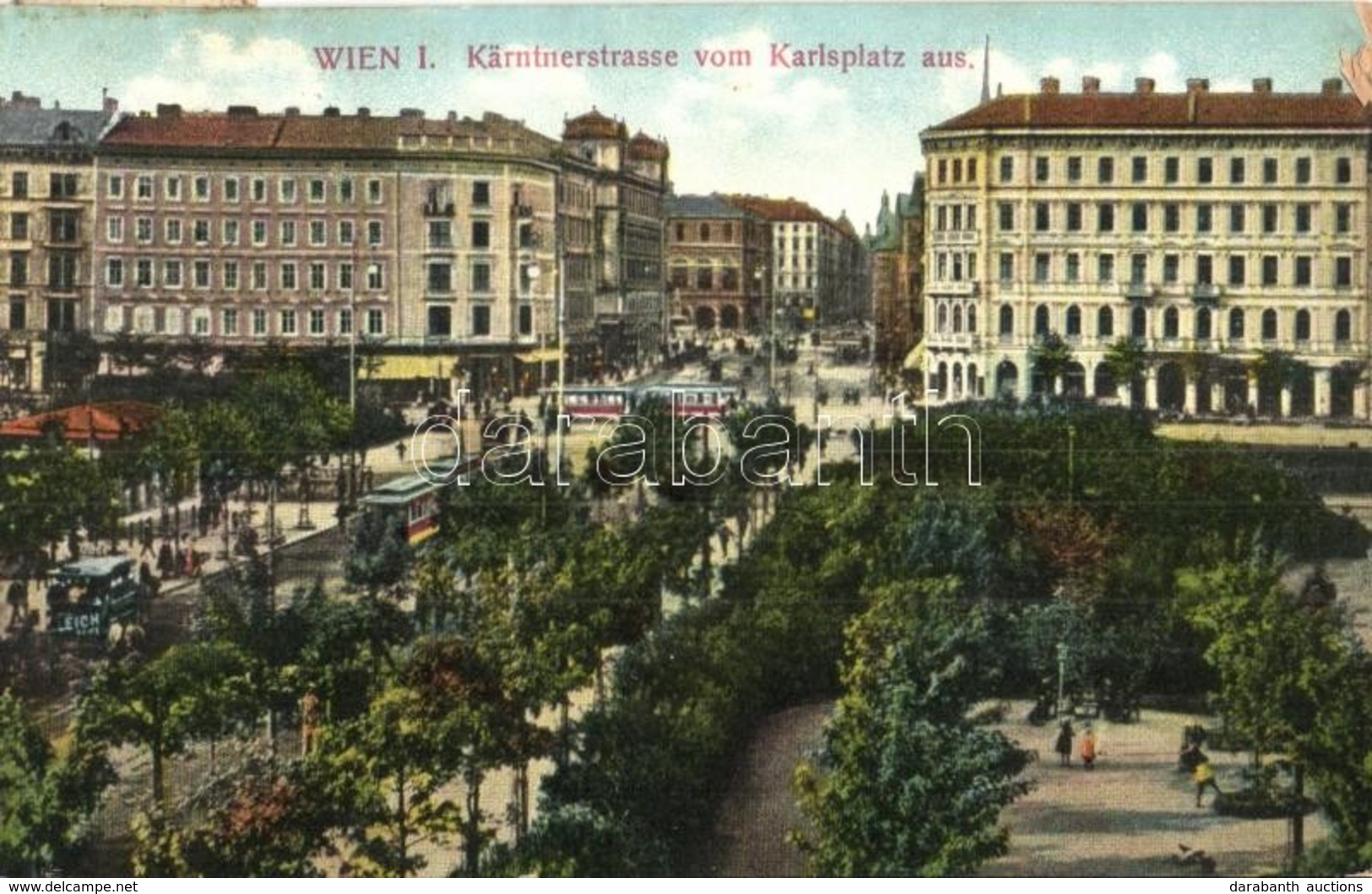 T2/T3 Vienna, Wien I. Kärntnerstrasse Vom Karlsplatz Aus / Street View, Tram (EK) - Non Classificati