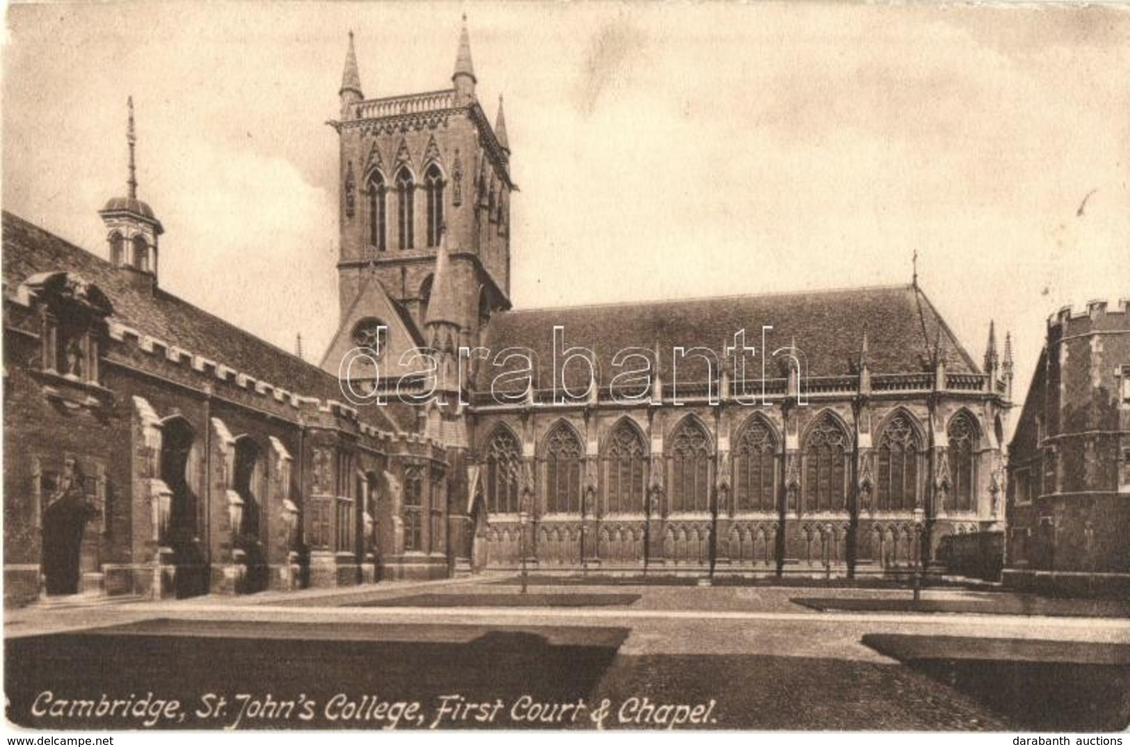 ** T2 Cambridge, St. John's College, First Court & Chapel - Non Classés