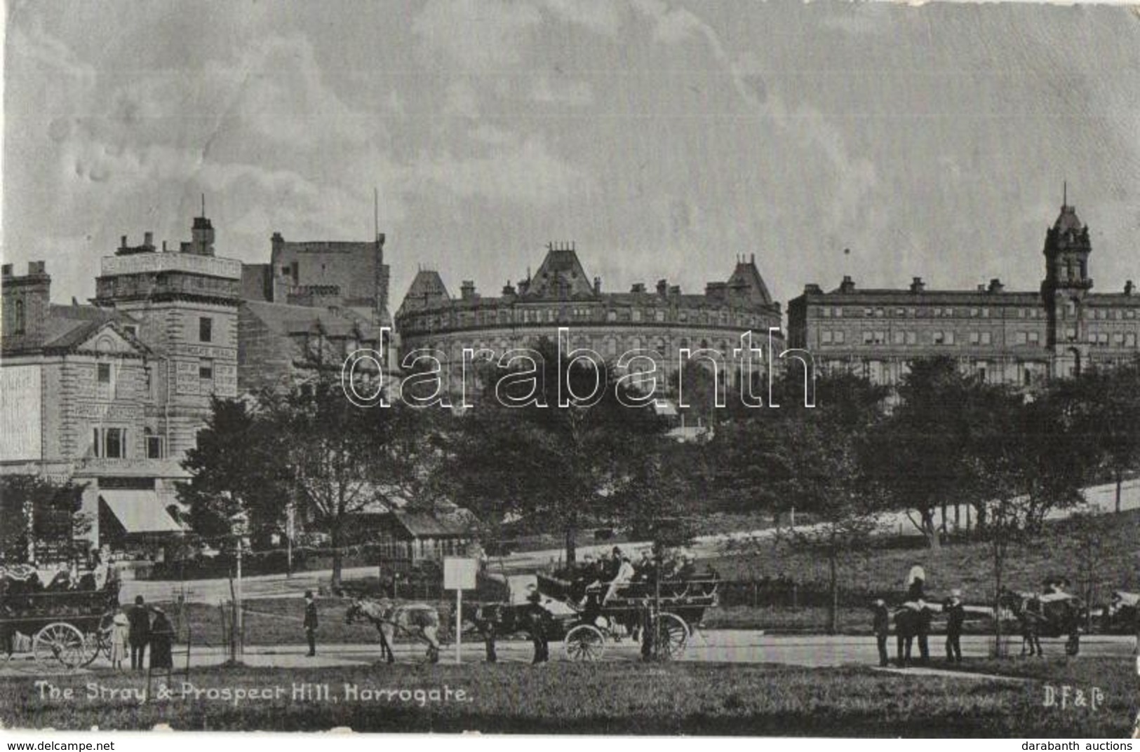 T3 Harrogate, The Stray And Prospect Hill, Horse Carriages (EB) - Non Classés