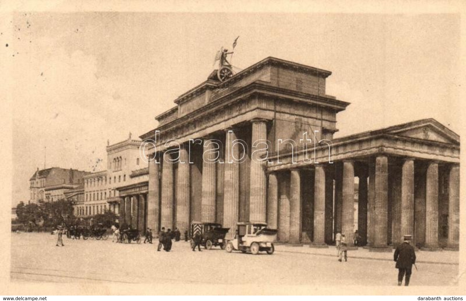 T2/T3 Berlin, Brandenburger Tor / Gate + Berliner Sport Club Sticker On The Backside (EK) - Non Classés