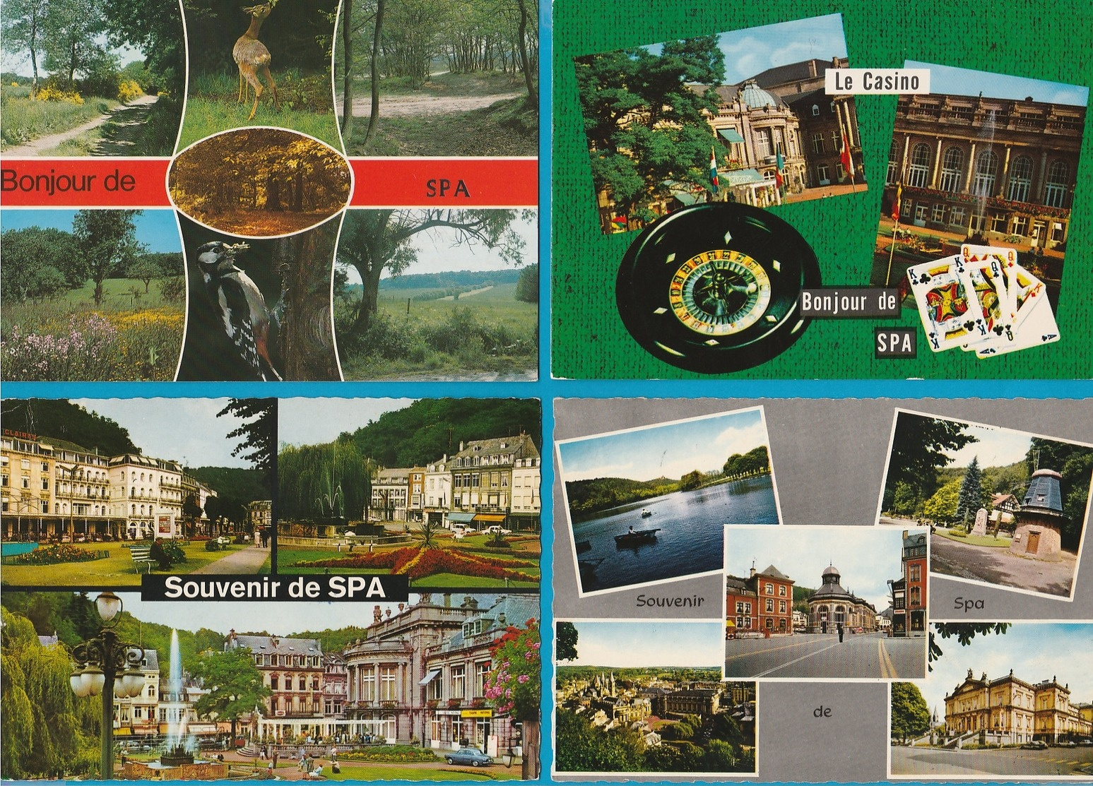 BELGIË Groeten uit, Zichtjes, Bonjour de, Vues, Lot van 60 Postkaarten, Cartes Postales