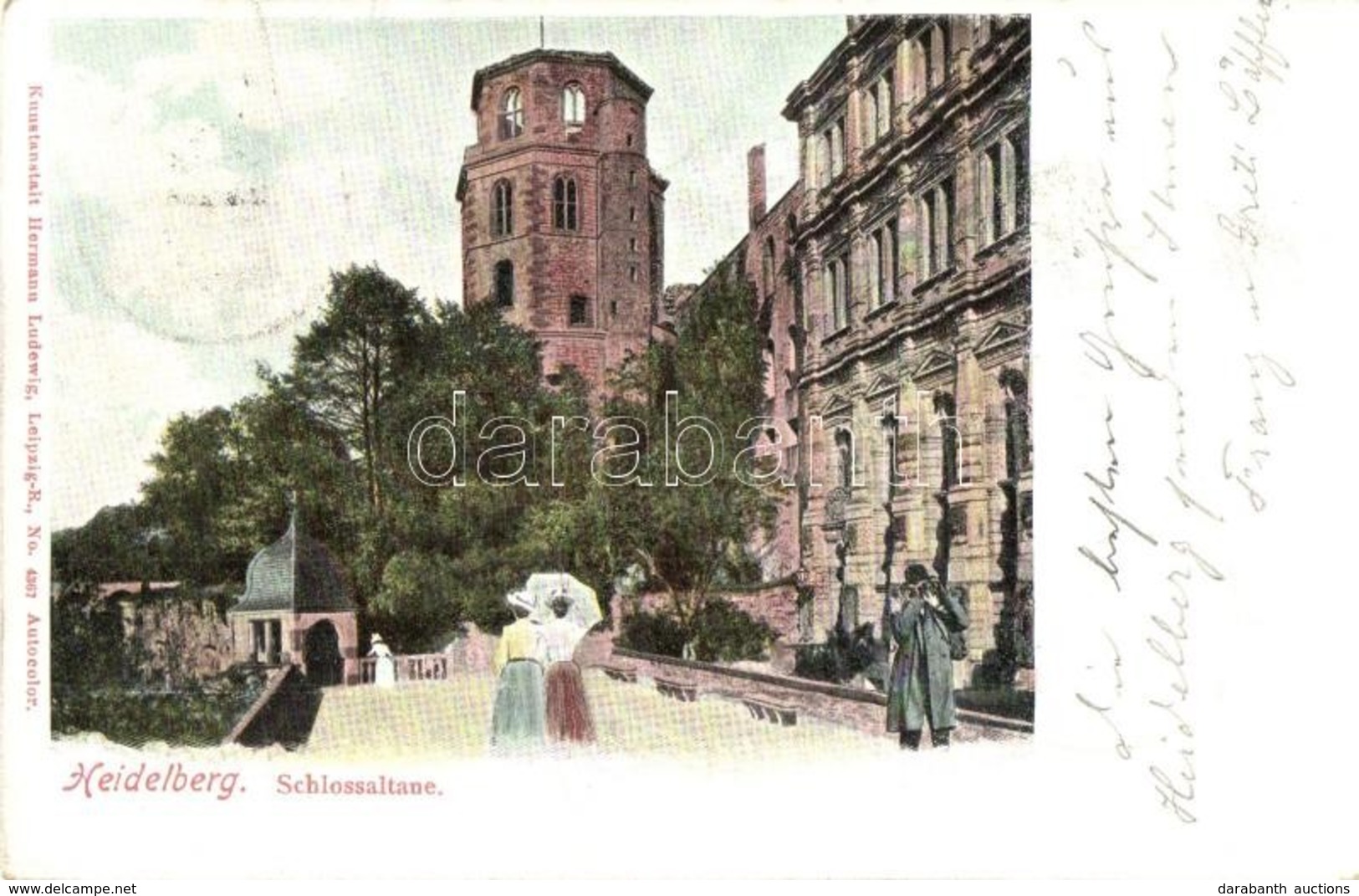 T2 Heidelberg, Schlossaltane, Kunstanstalt Hermann Ludewig / Castle - Non Classés