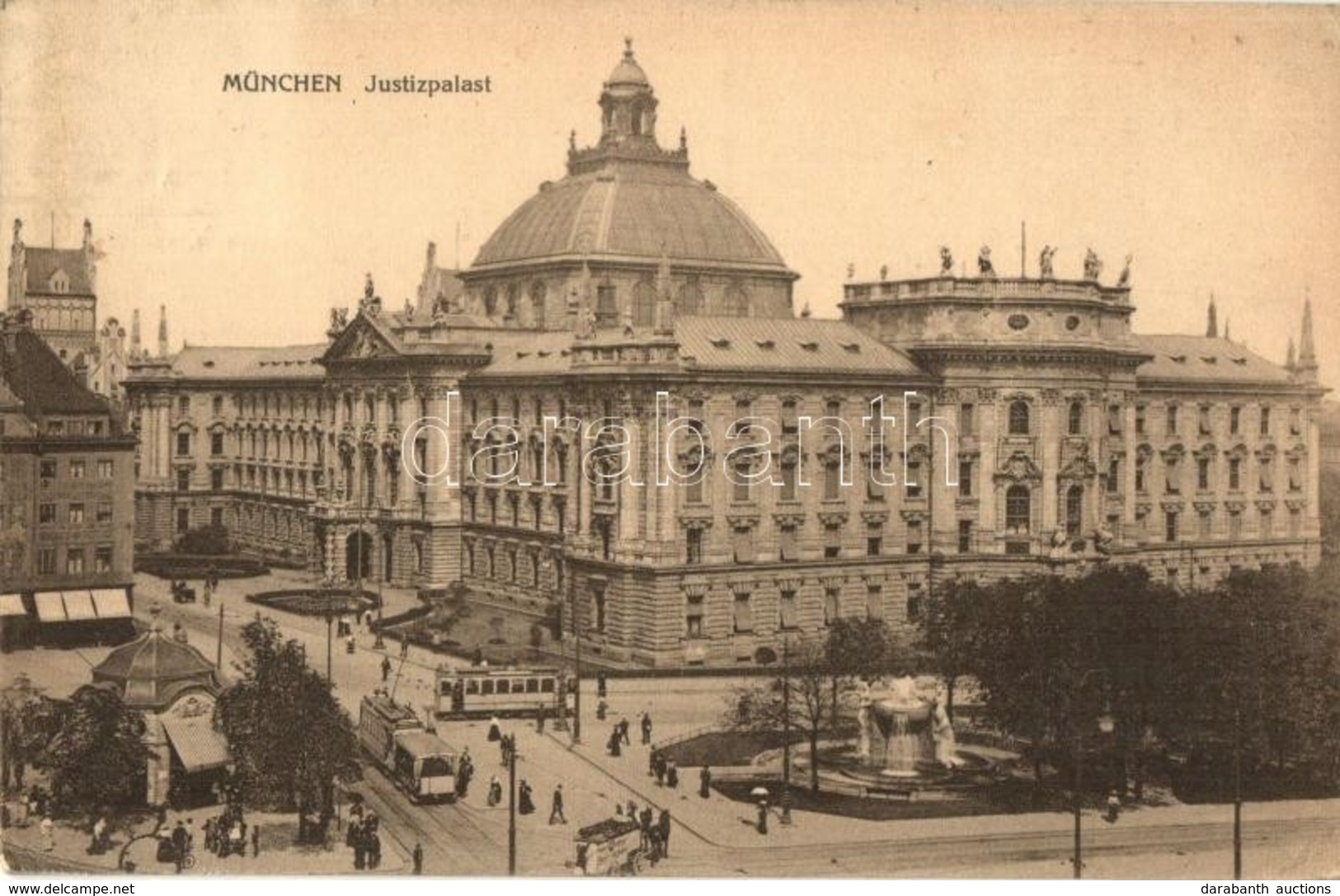 T2/T3 München, Munich; Justizpalast / Palace Of Justice, Trams (EK) - Non Classificati