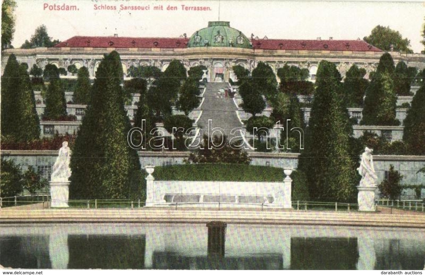 T2 1908 Potsdam, Schloss Sanssouci Mit Den Terrassen - Non Classés