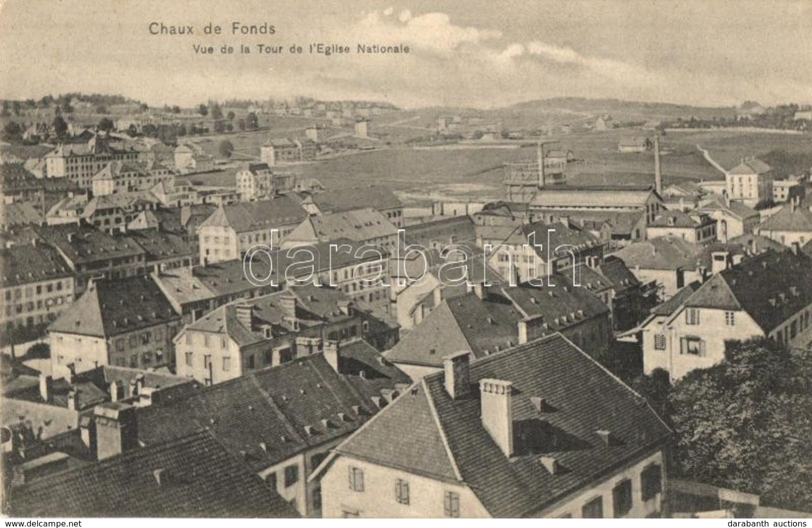 ** T2 La Chaux-de-Fonds, Vue De La Tour De L'Eglise Nationale / City View - Non Classés