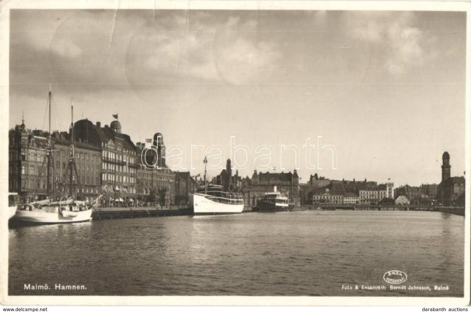 T2/T3 Malmö, Hamnen, Berndt Johnsson / Port, Ships (fa) - Non Classificati