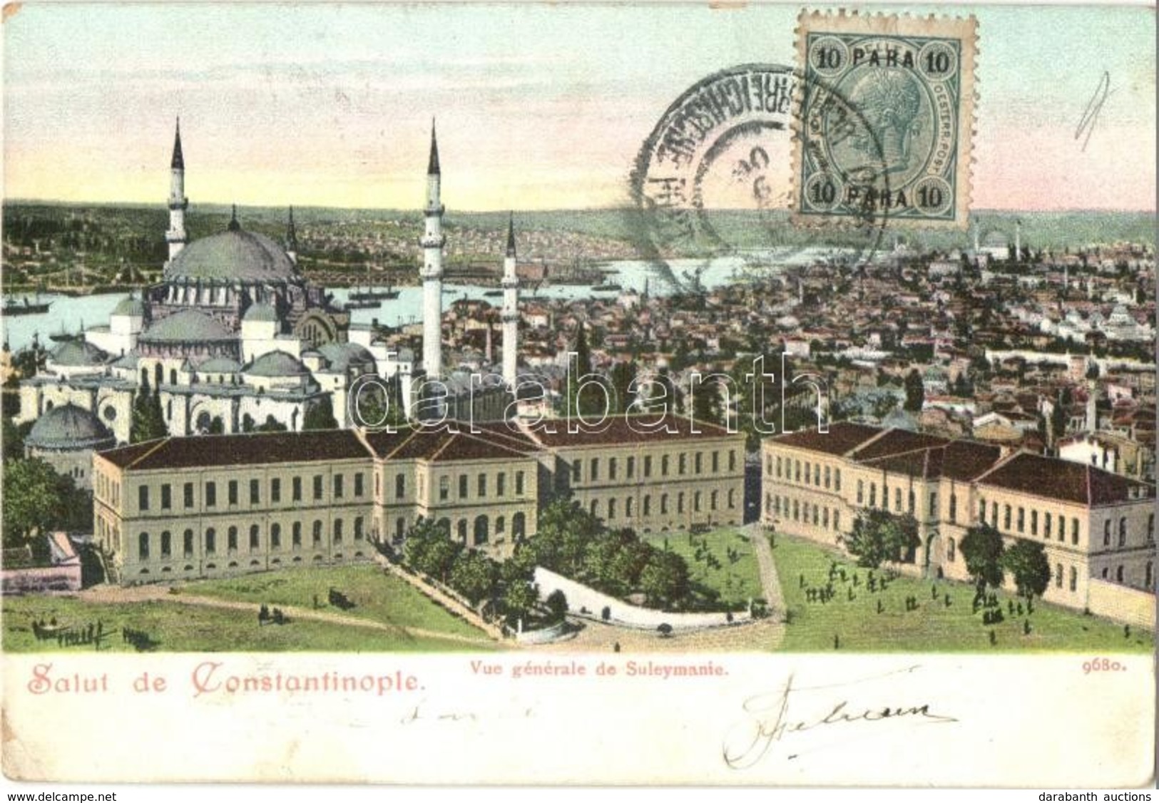 T2/T3 Constantinople, Istanbul; Vue Generale De Suleymanie / Süleymaniye Mosque. TCV Card (EK) - Non Classés