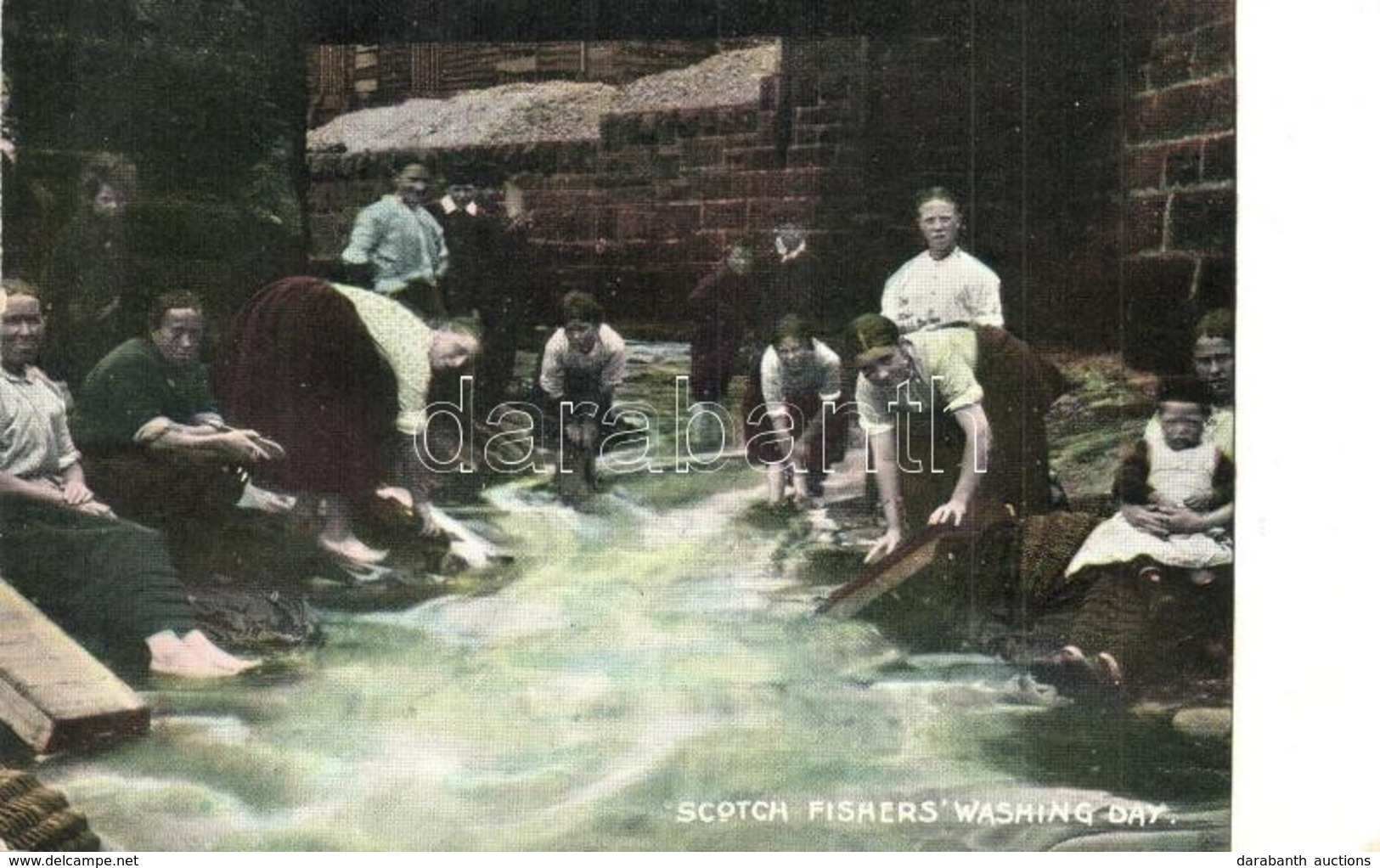 ** T2/T3 Scotch Fishers Washing Day, Folklore, The 'National' Series (EK) - Non Classés