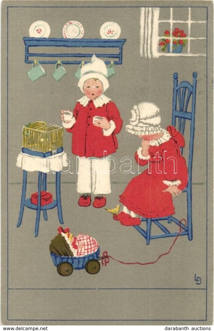 T2 Children, Art Postcard, Meissner & Buch Künstler Postkarten Serie 2300, S: LD - Non Classés