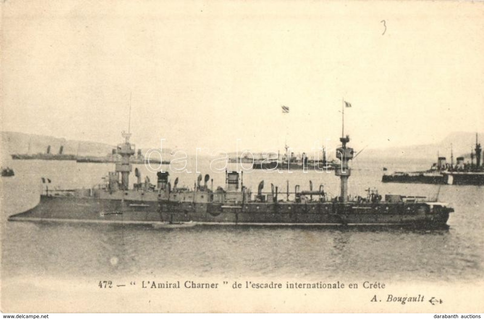 ** T1/T2 Amiral Charner,  Armored Cruiser Of The French Navy In Crete - Non Classificati