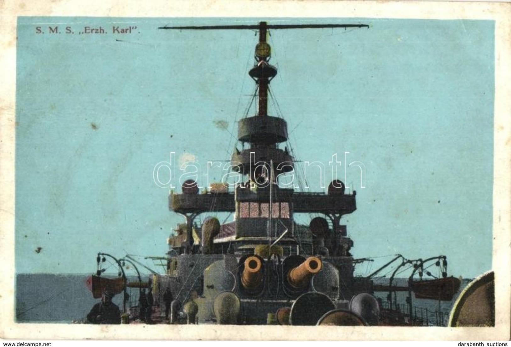 * T2/T3 SM Schlachtshiff Erzherzog Karl. K.u.K. Kriegsmarine / WWI Austro-Hungarian Navy SMS Erzherzog Karl Pre-dreadnou - Non Classificati