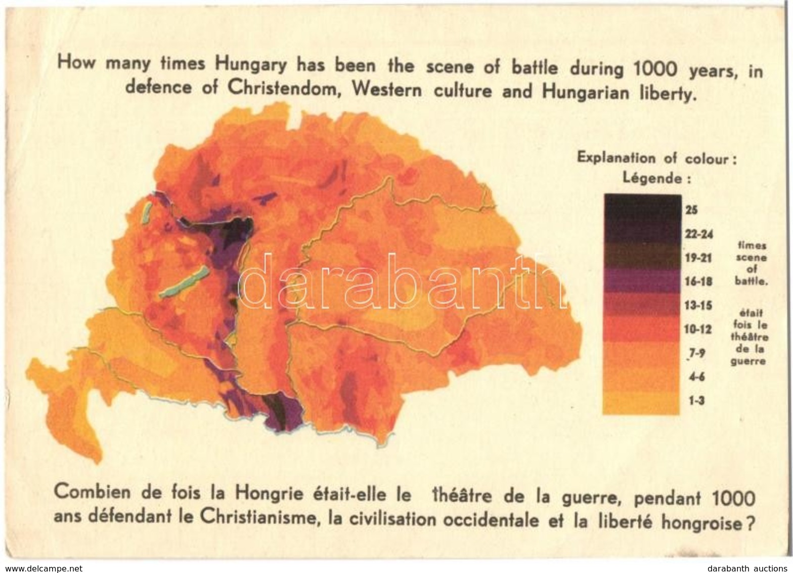 ** T3 Hányszor Volt Hadszíntér Magyarország Ezer év Alatt A Kereszténység, A Nyugati Kultúra és A Magyar Szabadság Védel - Non Classés