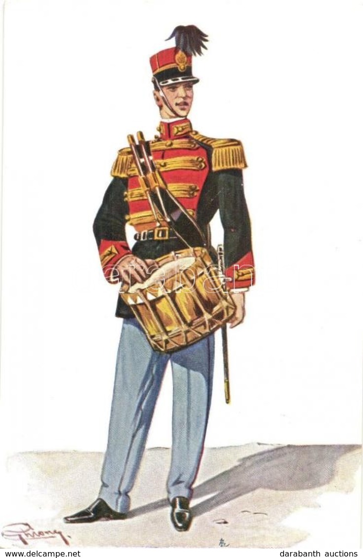 ** T1 Tamburino Delle Guardie Palatine In Grande Uniforme / Drummer Of The Palatine Guard, Military Unit Of The Vatican, - Non Classificati