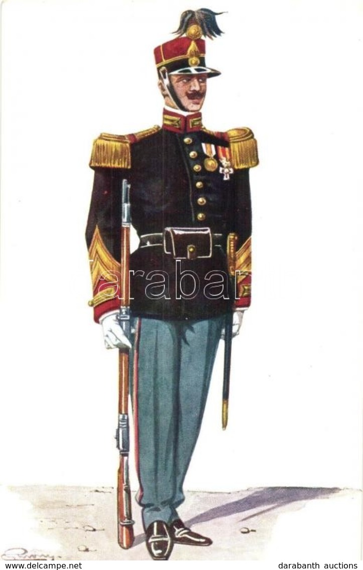 ** T1 Sergente Delle Guardie Palatine In Grande Uniforme / Palatine Guard, Military Unit Of The Vatican, Soldier,  Artis - Non Classificati