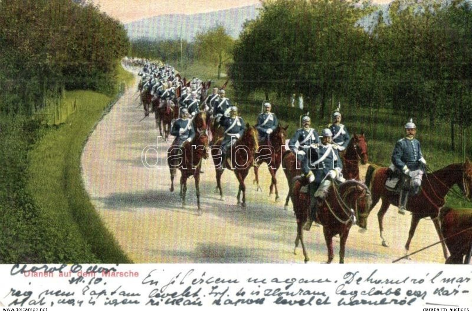 T2 Ulanen Auf Dem Marsche / German Military, Imarching Uhlans (EK) - Non Classés