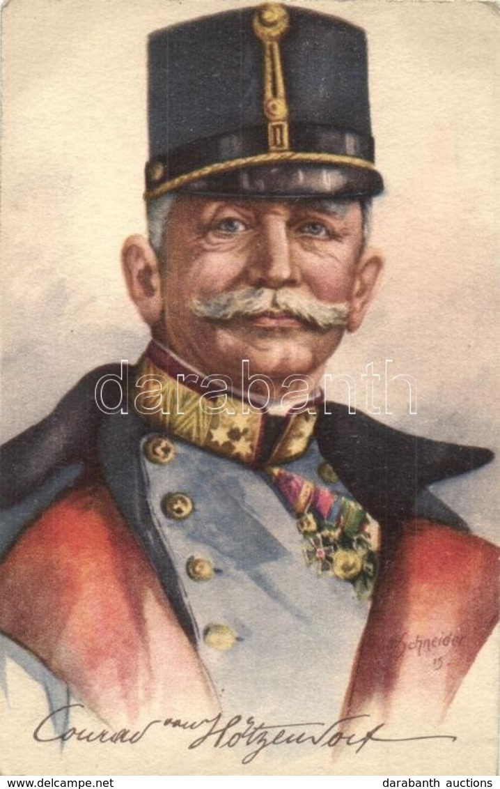 ** T2/T3 Franz Conrad Von Hötzendorf, WWI Austro-Hungarian K.u.K. Field Marshal And Chief Of The General Staff. Serie 40 - Non Classés