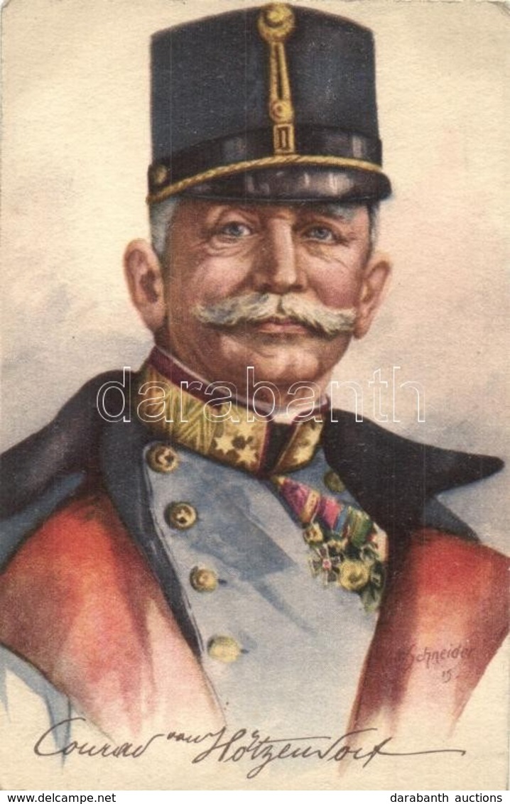 ** T2/T3 Franz Conrad Von Hötzendorf, WWI Austro-Hungarian K.u.K. Field Marshal And Chief Of The General Staff. Serie 40 - Non Classificati