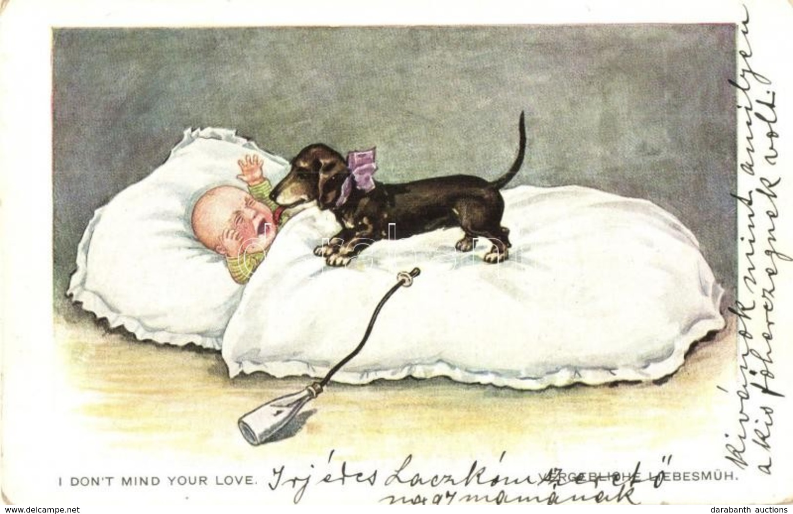 * T2 I Don't Mind Your Love / Dachshund With Baby. WSSB 1045. - Non Classés