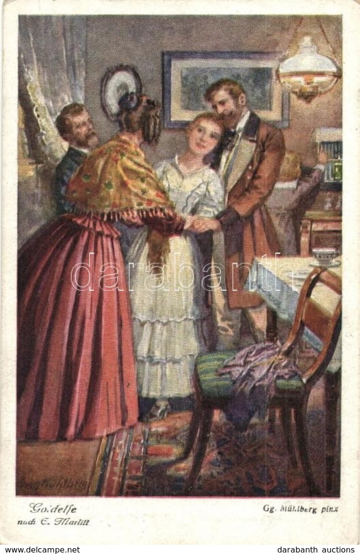 ** T2 Goldelse Nach E. Marlitt / Art Postcard, Farbenfotographische Gesellschaft, Serie 188 Nr. 4095, S: Gg. Mühlberg - Non Classificati