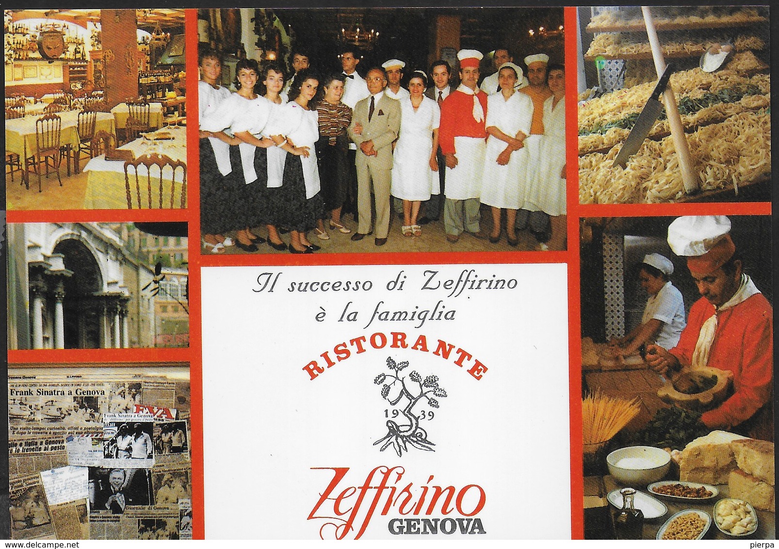 RISTORANTE ZEFFIRINO - GENOVA - RICETTA DEL PESTO - NUOVA - Alberghi & Ristoranti