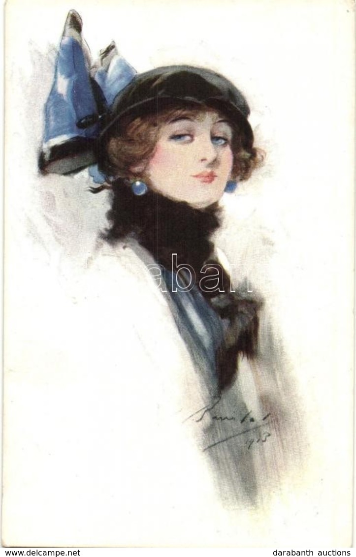 ** T2 Lady With Hat, NH 15464. Signed By Artist - Non Classés