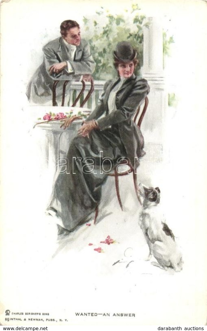 ** T2/T3 'Wanted An Answer'/ Elegant Couple With Dog, Reinthal & Newman, N. Y. Series 103.   (fl) - Non Classés