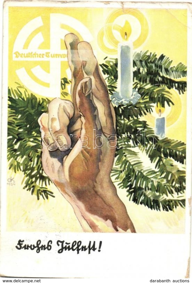 * T3 Deutscher Turnverein / German Gymnastics Association Propaganda Card (tear) - Non Classés