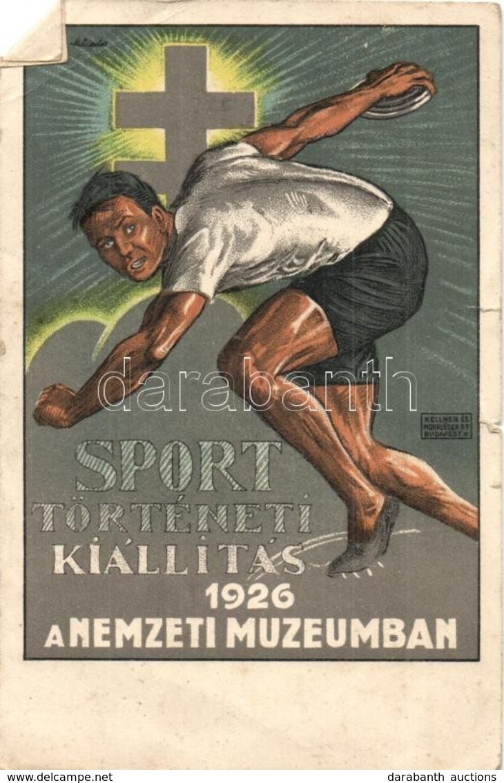 * T3/T4 1926 Sporttörténeti Kiállítás, Nemzeti Múzeum, Reklám; Kellner és Mohrlüder Rt. / Sports History Exhibition, Nat - Non Classificati