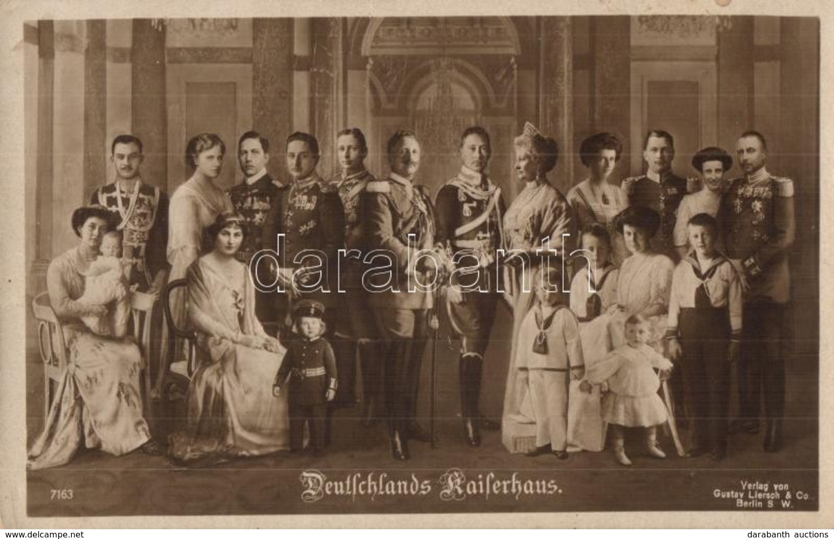 ** T2 Deutschlands Kaiserhaus / German Imperial House With Wilhelm II. Gustav Liersch & Co. - Non Classés