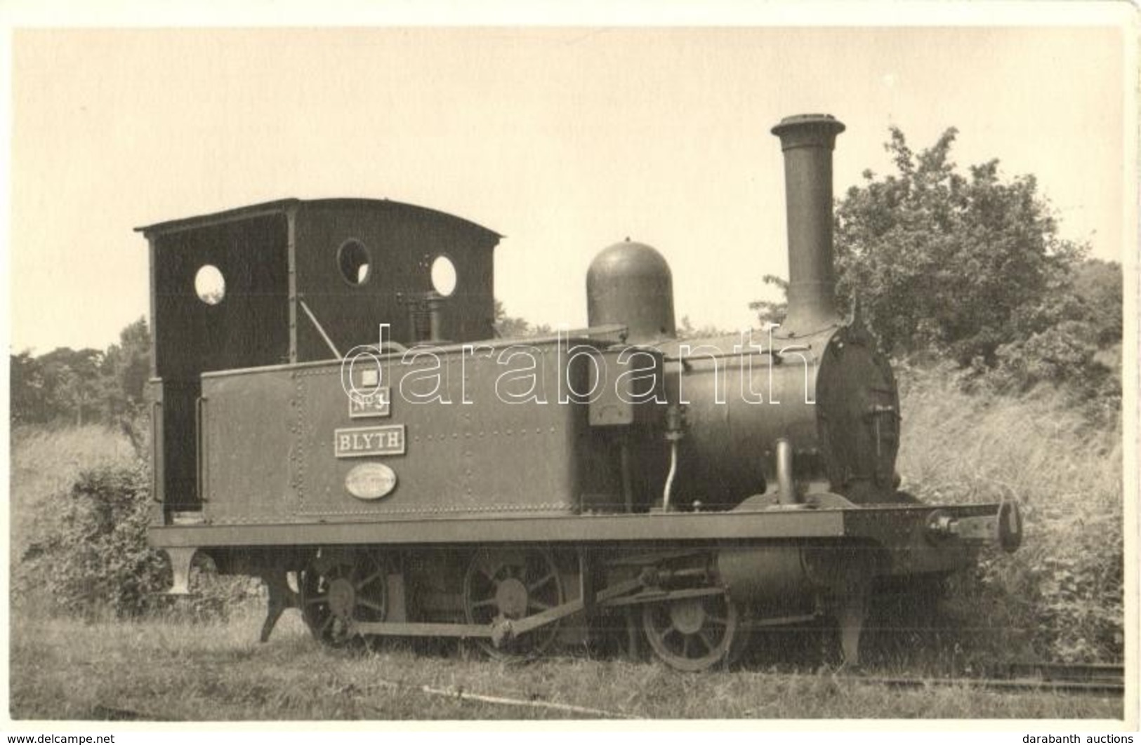 * T1/T2 1937 Atlas Works No.3. Blyth Locomotive, J. M. Jarvis Photo (non PC) - Non Classés