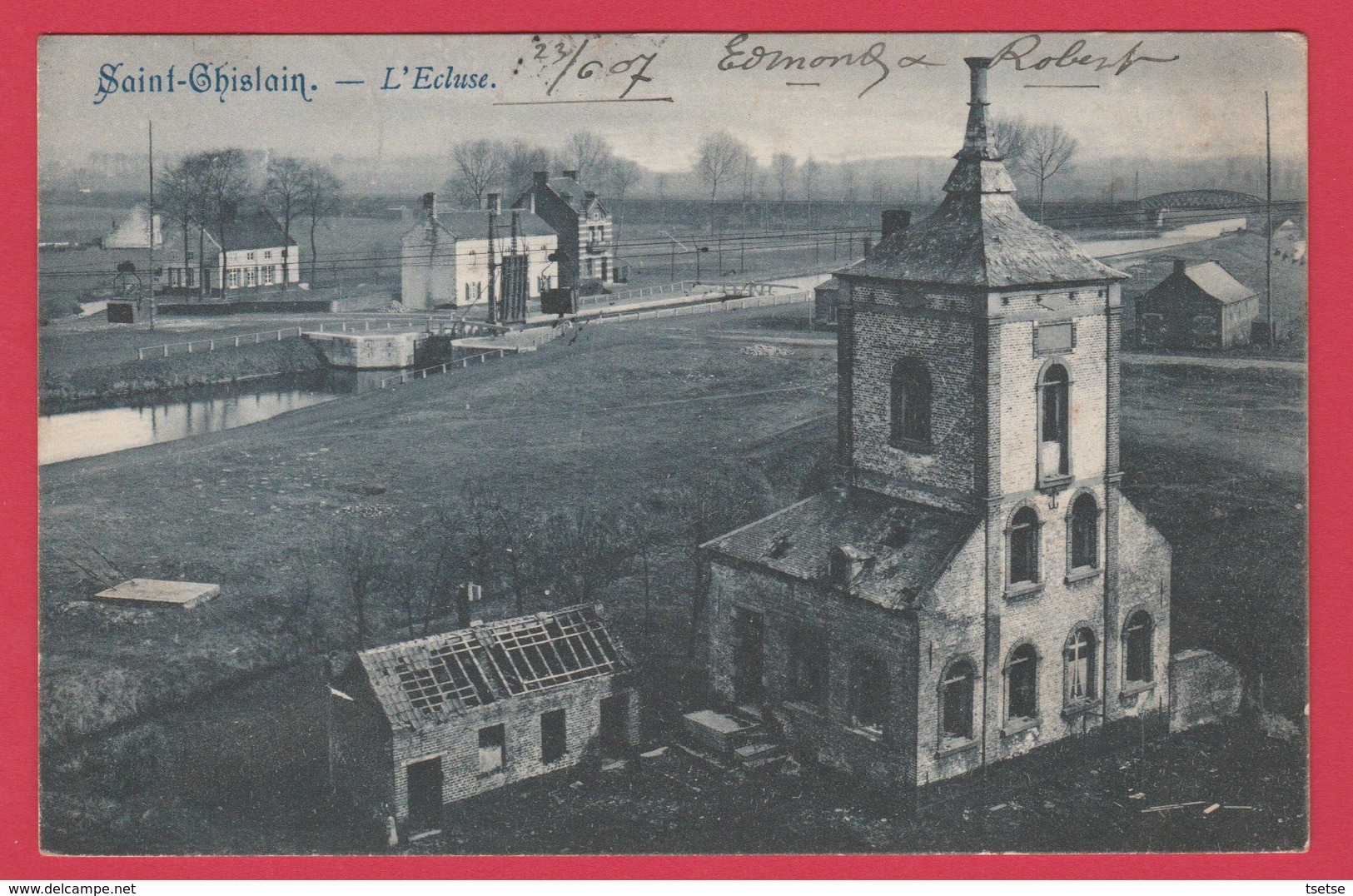 Saint-Ghislain - L'Ecluse - 1907 ( Voir Verso ) - Saint-Ghislain