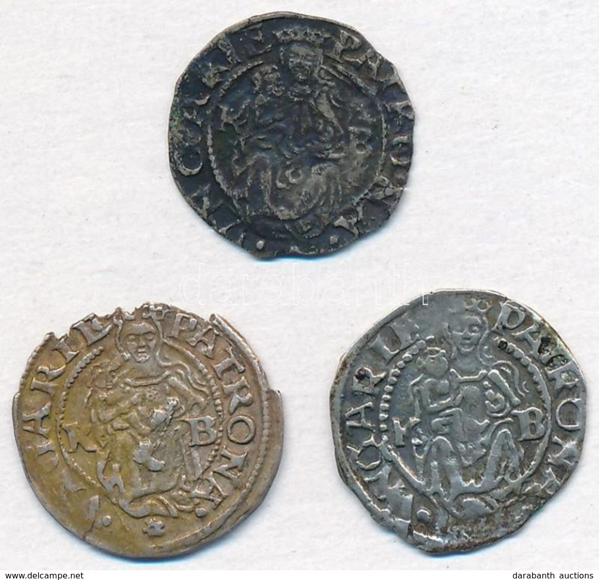 1536K-B Denár Ag 'I. Ferdinánd' (0,44g) + 1549K-B Denár Ag 'I. Ferdinánd' (0,51g) + 1560K-B Denár Ag 'I. Ferdinánd' (0,4 - Non Classificati