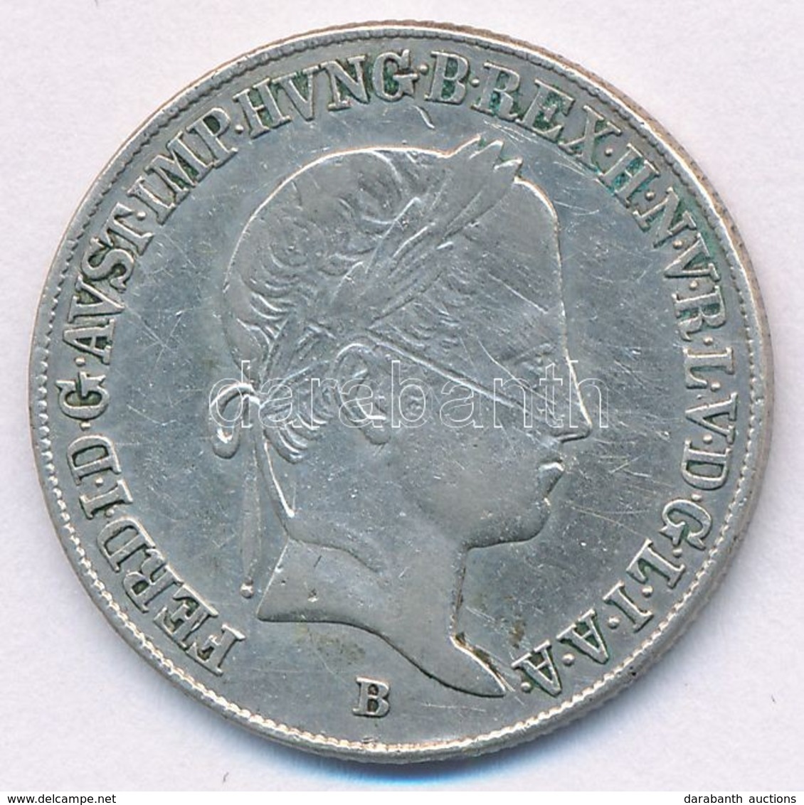 1847B 20Kr Ag 'V. Ferdinánd' T:2 Patina - Non Classificati