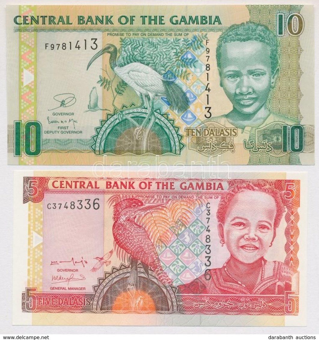 Gambia 2001. 5D + 2013.  10D T:I
Gambia 2001. 5 Dalasis + 2013. 10 Dalasis C.UNC - Non Classificati