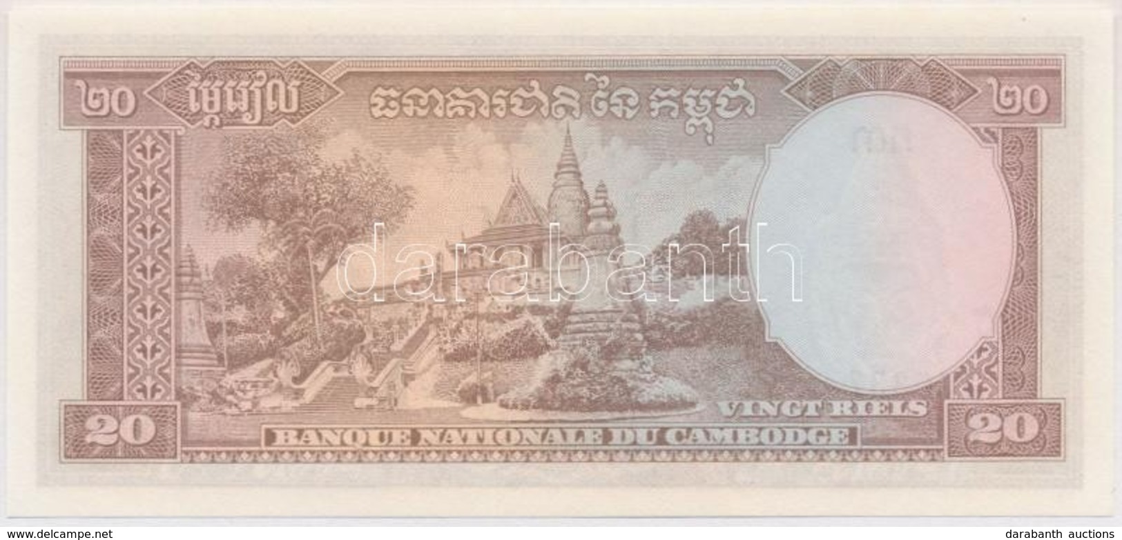 Kambodzsa ~1972. 20R T:I,I-
Cambodia ~1972. 20 Riels C:UNC,AU
Krause 5 - Non Classificati