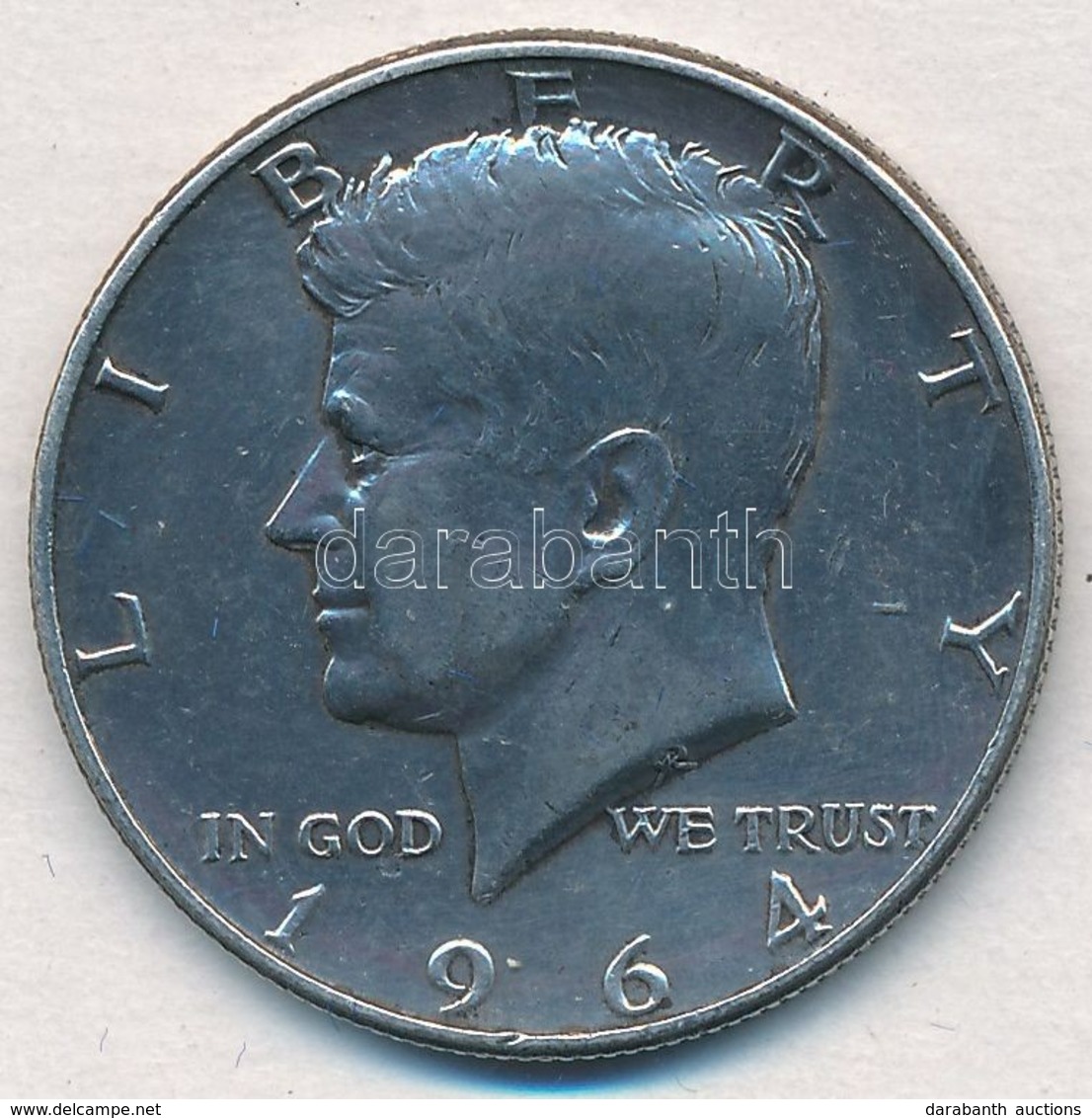 Amerikai Egyesült Államok 1964. 1/2$ Ag 'Kennedy' T:2 USA 1964. 1/2 Dollar Ag 'Kennedy' C:XF 
Krause KM#202 - Non Classés