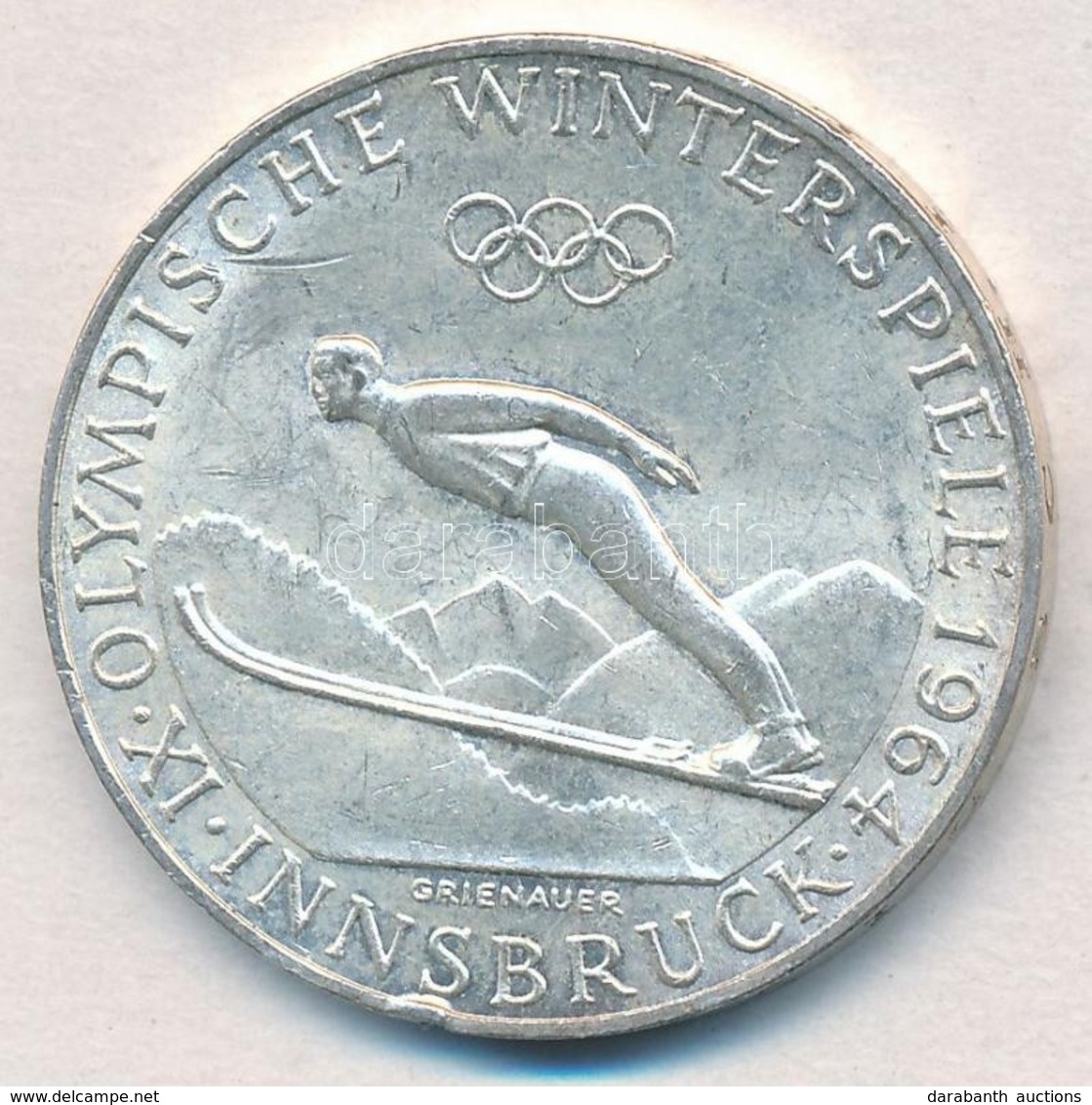 Ausztria 1964. 50Sch Ag 'IX. Téli Olimpia Innsbruck' T:1-,2 Ph. 
Austria 1964. 50 Schilling Ag 'Winter Olympics Insbruck - Non Classés