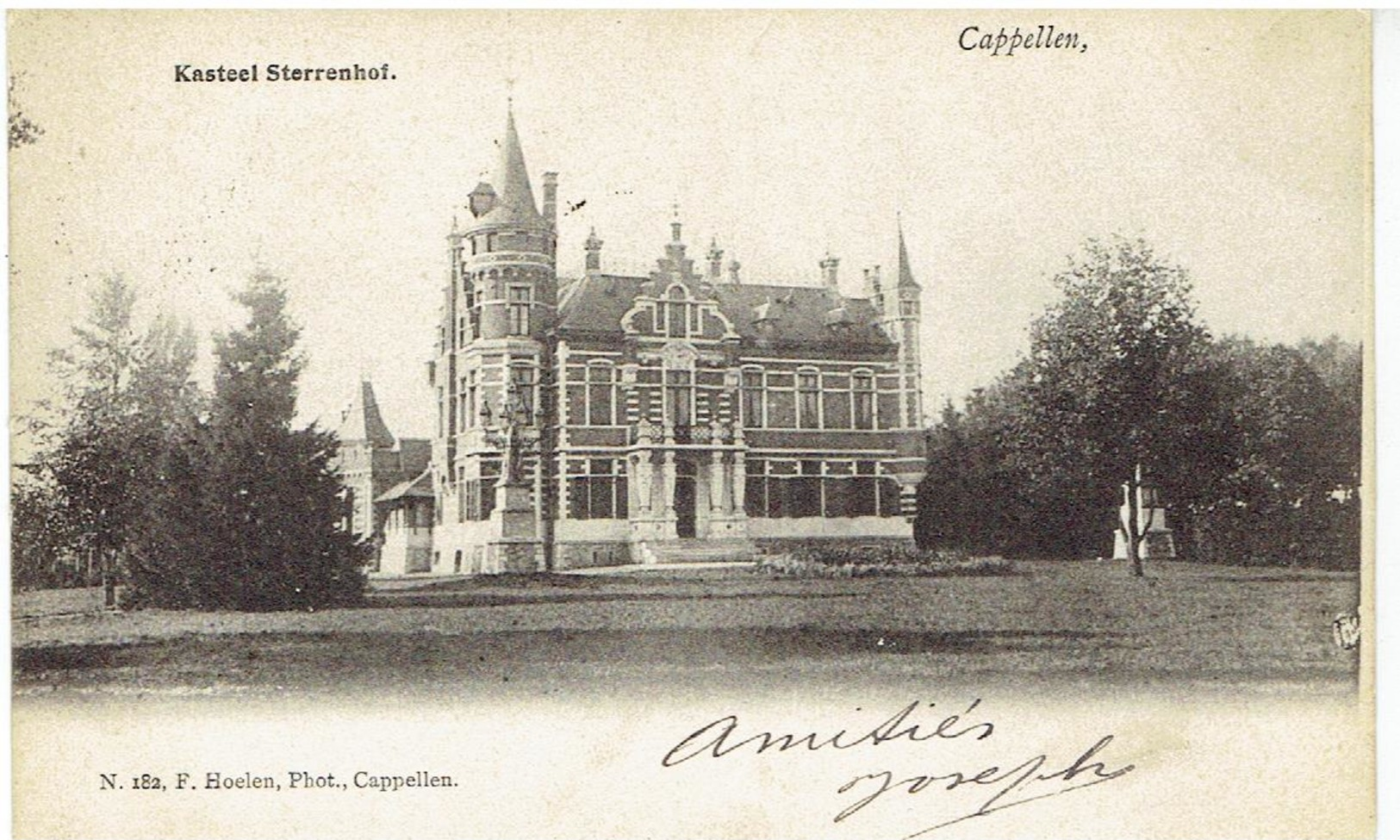 CAPPELLEN - Kasteel Sterrenhof -  N° 182 F. Hoelen - Kapellen