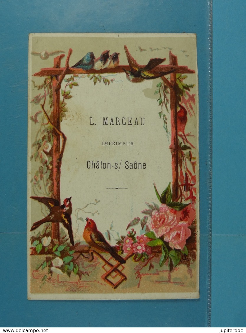 Calendrier De 1886 L.Marceau Imprimeur Châlon-s-Saône /40/ (juillet à Décembre) - Petit Format : ...-1900