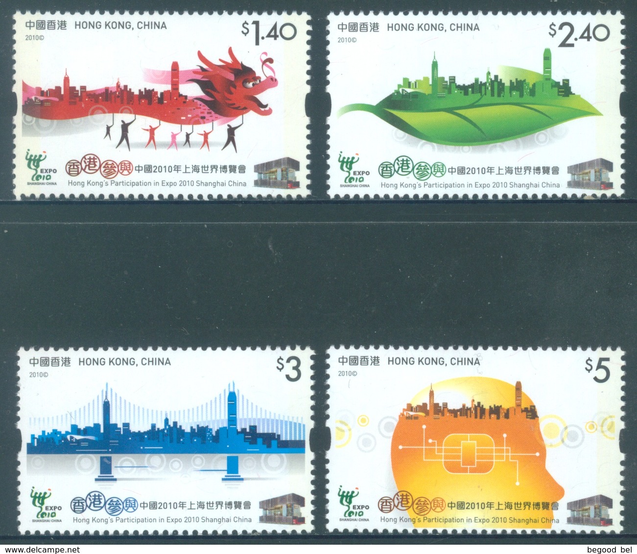 HONG KONG -  MNH/**- 2010 - EXPO  - Yv 1453-1456 -  Lot 18296 - Nuevos