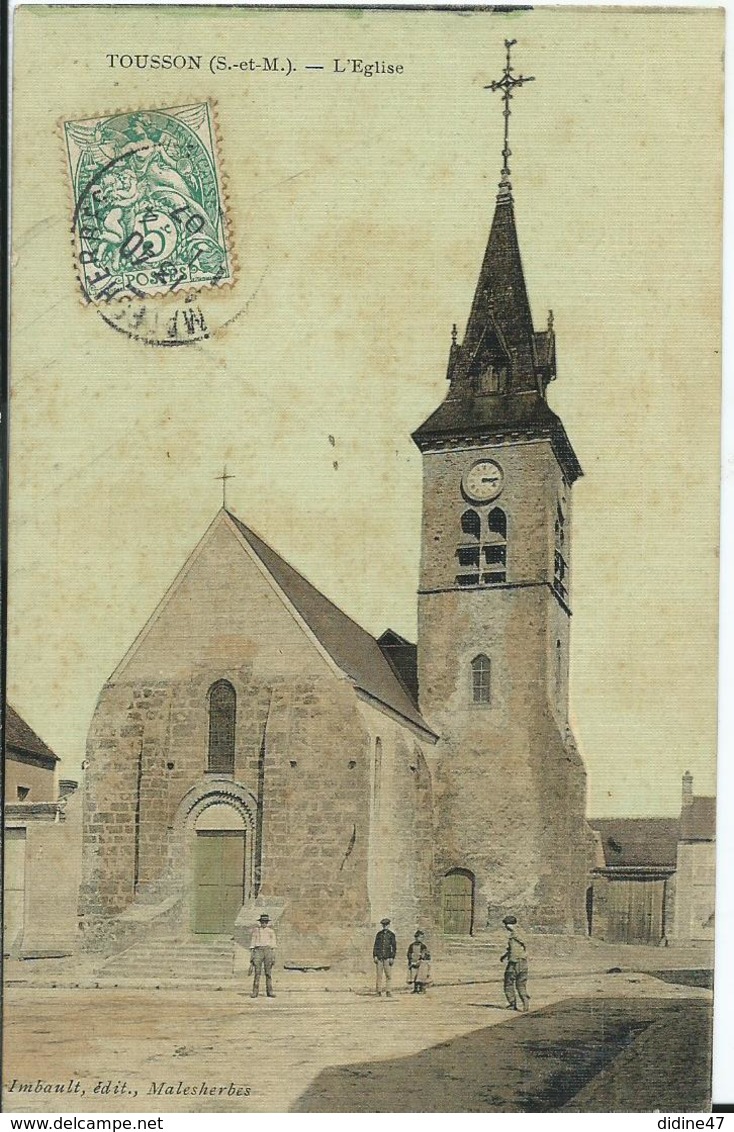 TOUSSON - L'église - Other & Unclassified