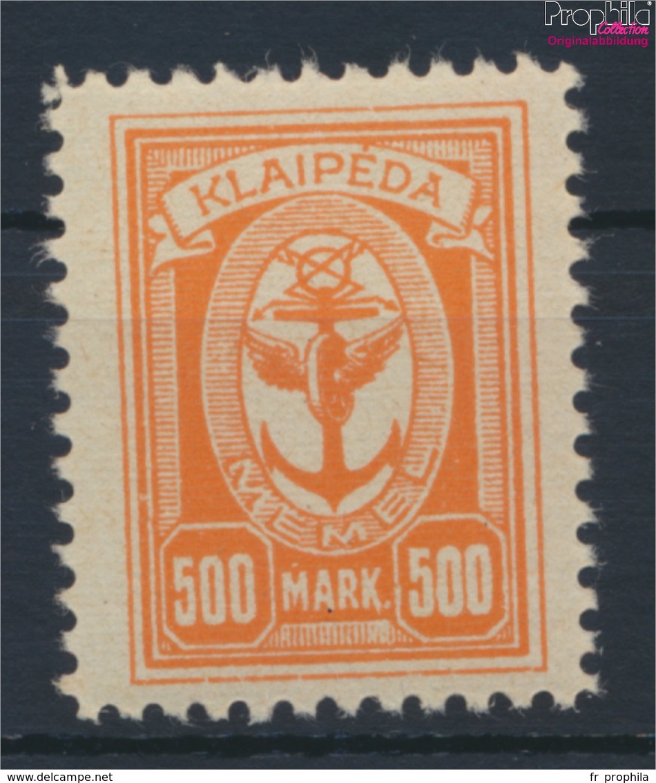 Memelgebiet 158 Avec Charnière 1923 Port Memel (9258403 (9258403 - Klaipeda 1923