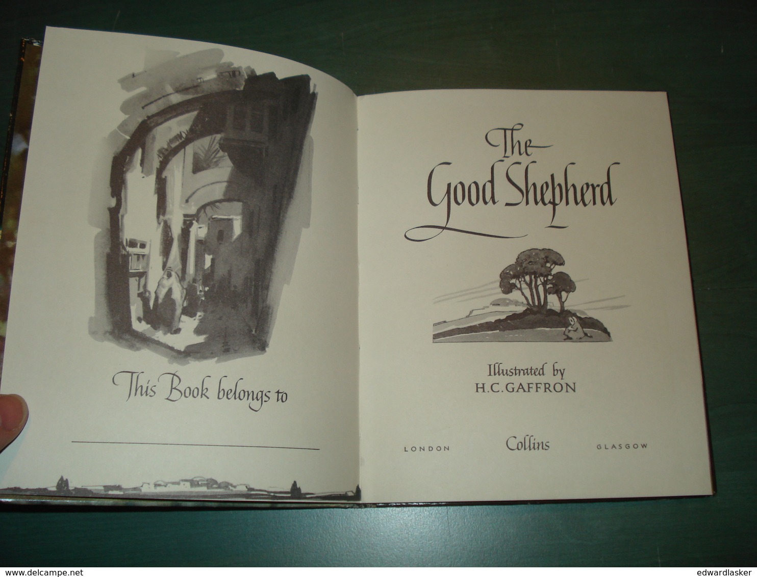 [Enfantina] THE GOOD SHEPERD - Ill. H.C. Gaffron - Collins Wonder Colour Books - Livres Illustrés