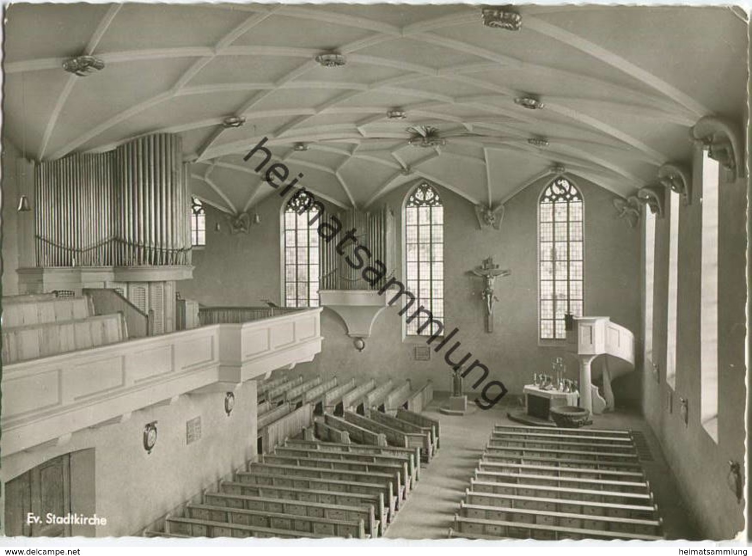 Freudenstadt - Ev. Stadtkirche - Verlag Fiedler Freudenstadt - Kirchen U. Kathedralen