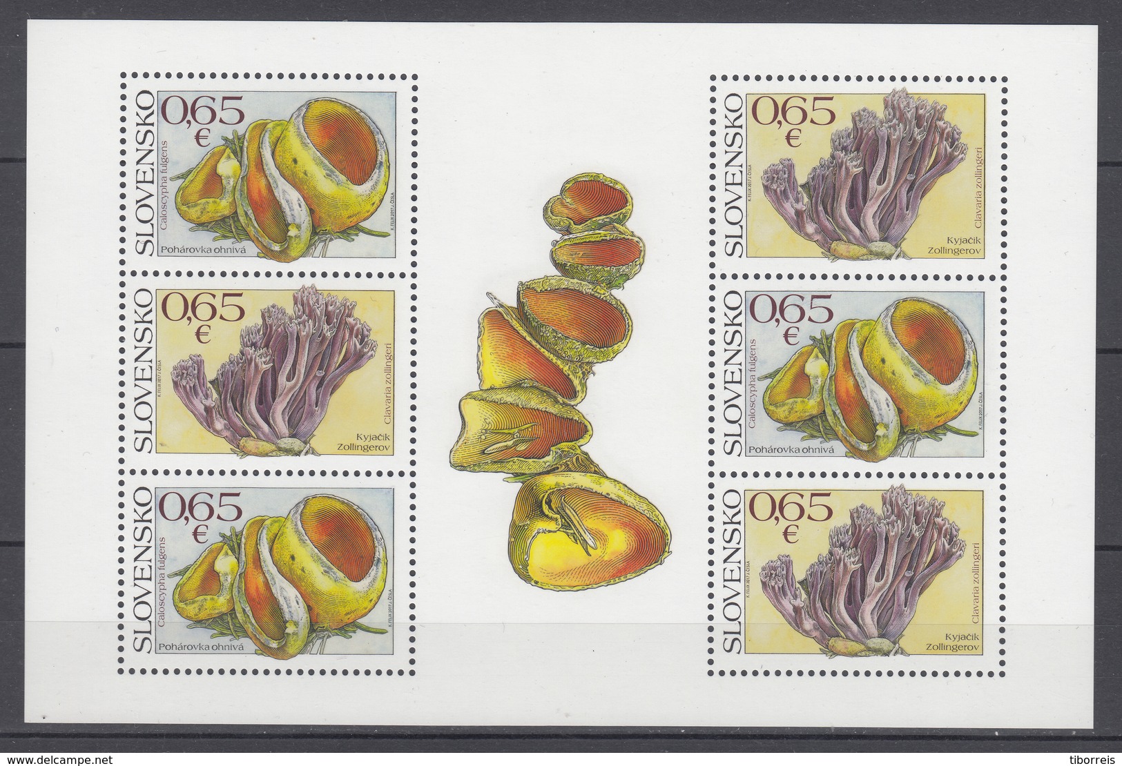 Slowakische Republik 2017  Kleinbogen Mi. 824-25   Postfrisch / MNH - Blocks & Kleinbögen