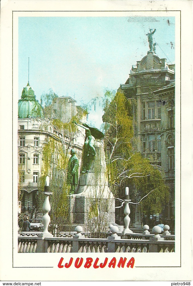 Ljubljana, Lubiana (Slovenia, Ex Jugoslavia) Monumento, Monument, Denkmal - Slovenia