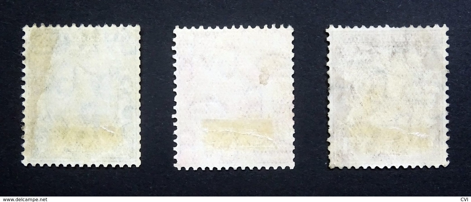 GB KGV 1924-26  SG418,419,420/Sc.#187,188,189  1/2d To 1 1/2d, Wmk 111 Block Cypher INVERTED, Used. (3 Stamps) - Oblitérés